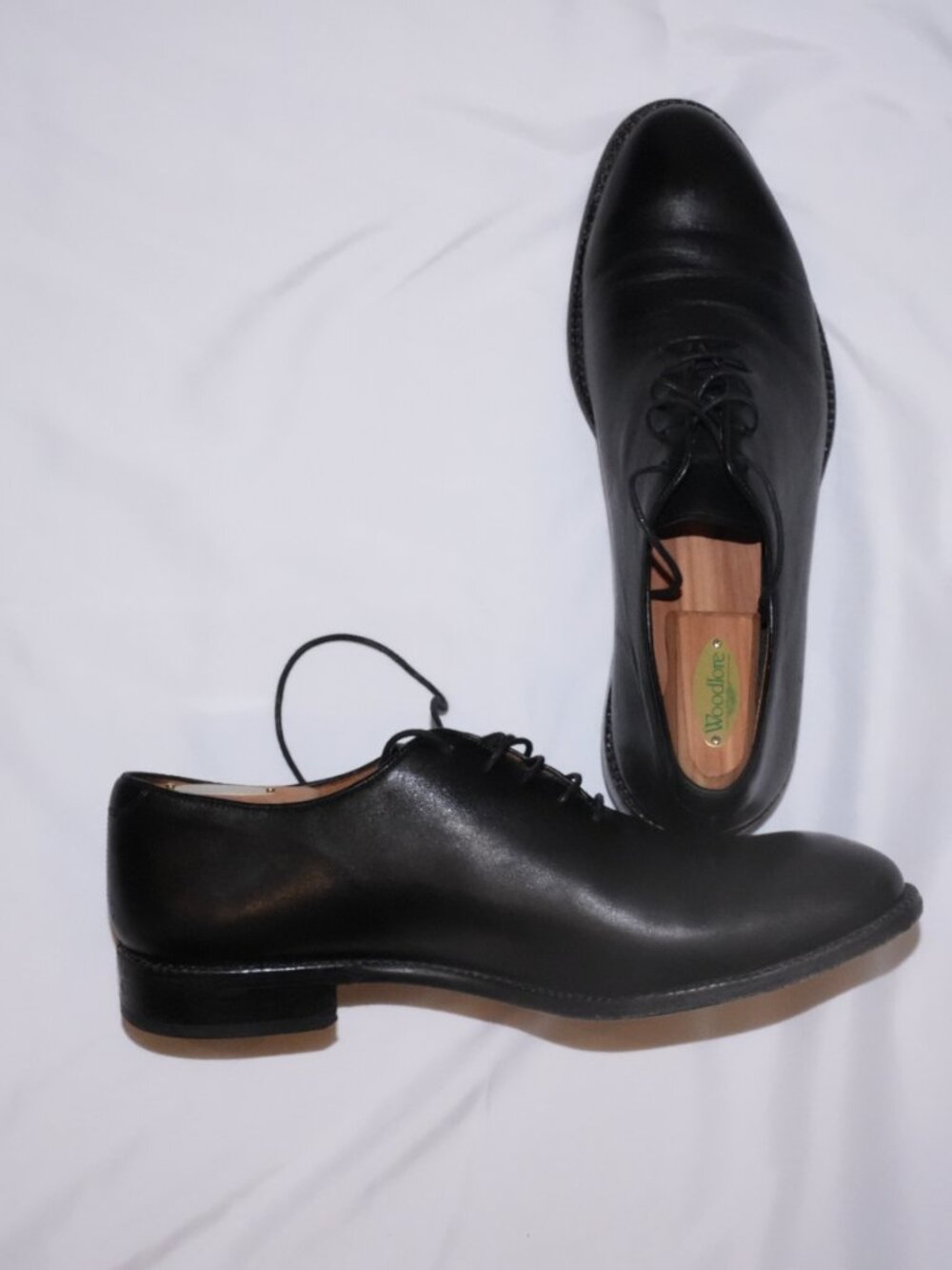 Beckett Simonon Valencia Wholecut Oxfords Black 9.5 - Picture 2 of 4